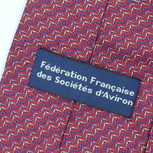 Fédération Française Multicoloured Silk Men's Tie