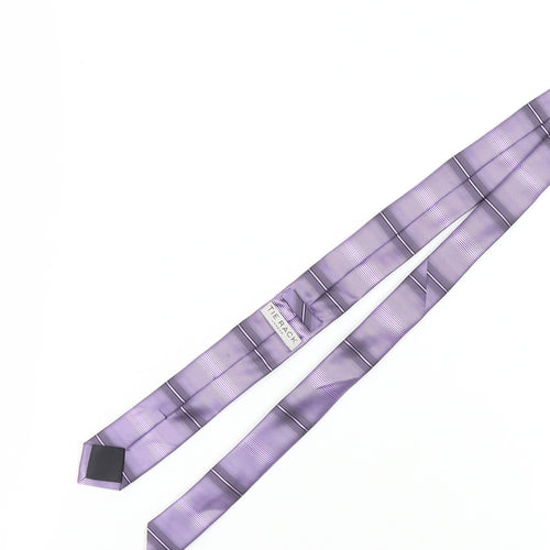 Tie Rack Men's Purple Striped Pointed Tie