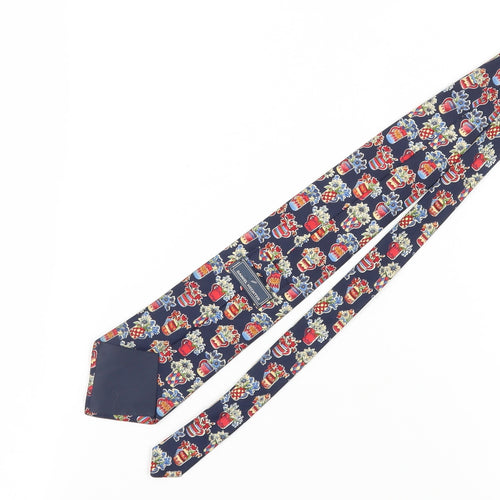Daniel Hechter Men's Multicoloured Floral Silk Tie