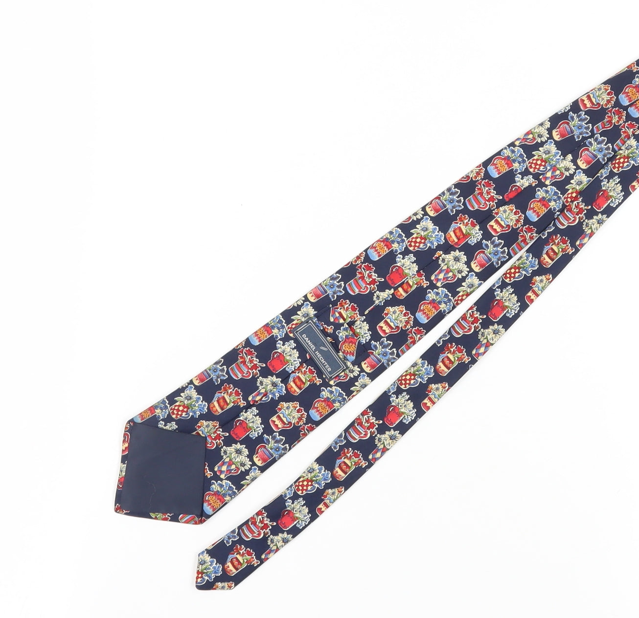 Daniel Hechter Men's Multicoloured Floral Silk Tie