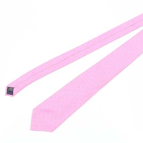 Austin Reed Pink Silk Polka Dot Tie Men’s One Size