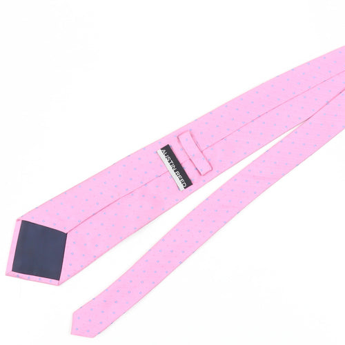 Austin Reed Pink Silk Polka Dot Tie Men’s One Size