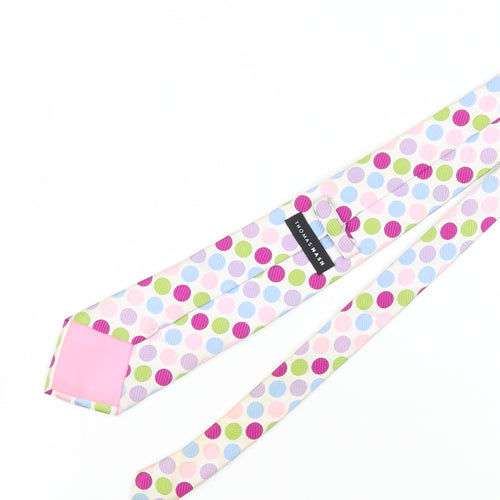 Thomas Nash Men's Multicoloured Silk Polka Dot Tie