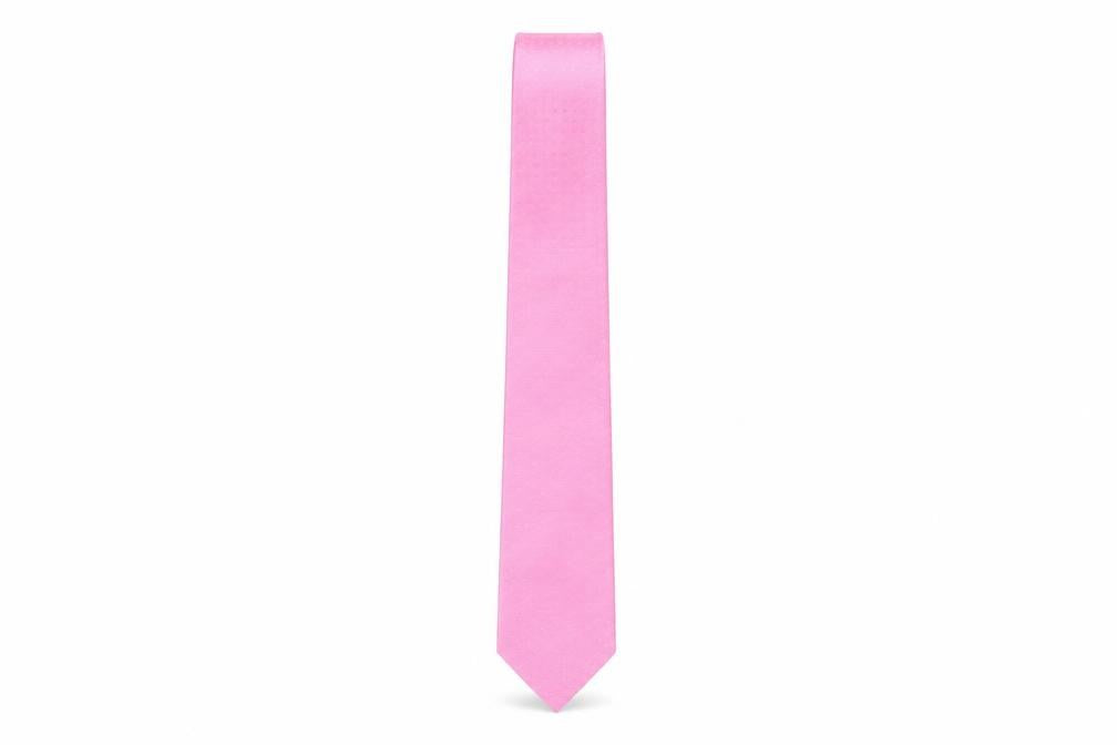 Front view of Next Men's Pink Slim Tie