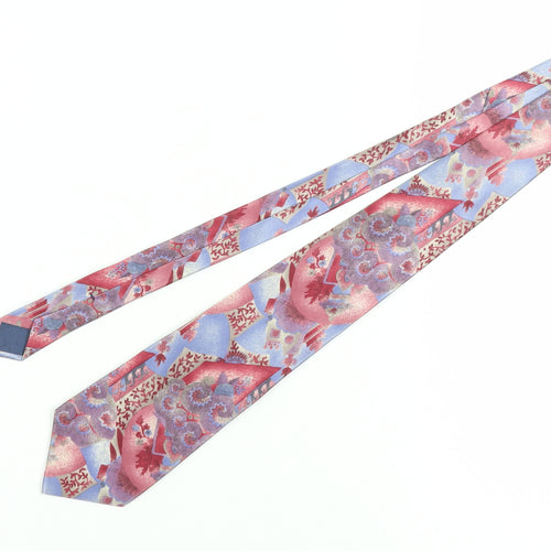London Fog Men's Multicoloured Silk Floral Tie