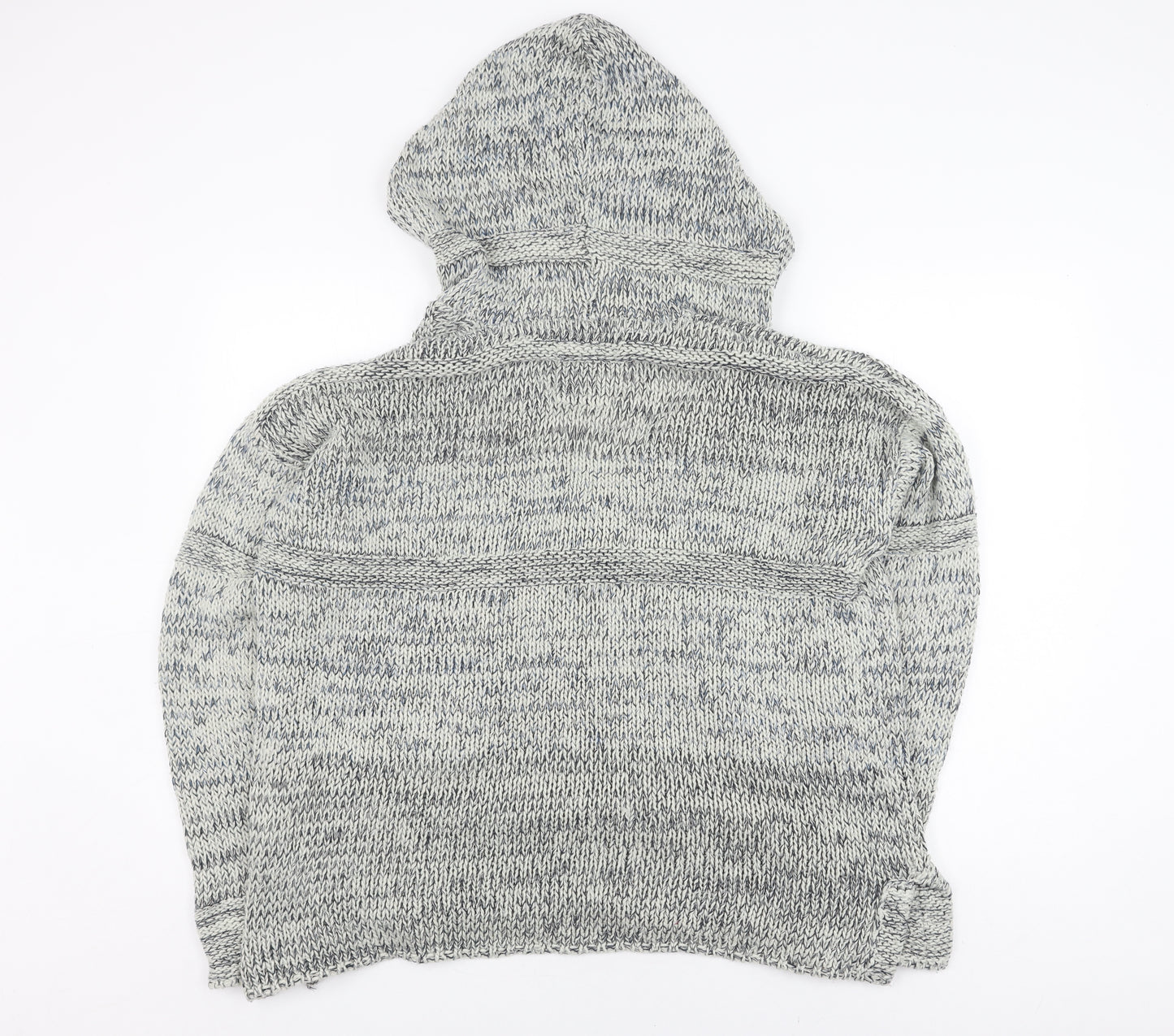 Falmer Heritage Grey Knit Women's Pullover Hoodie - L