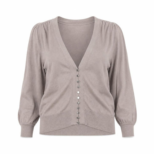 Gap Women's Grey XS Cardigan V-Neck Cotton Knit