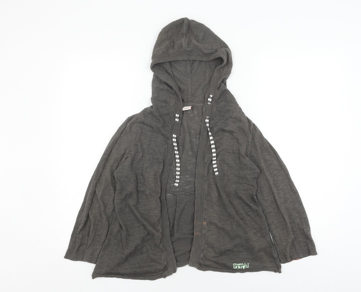 O'Neill Women's Grey Hooded Cardigan - Size S