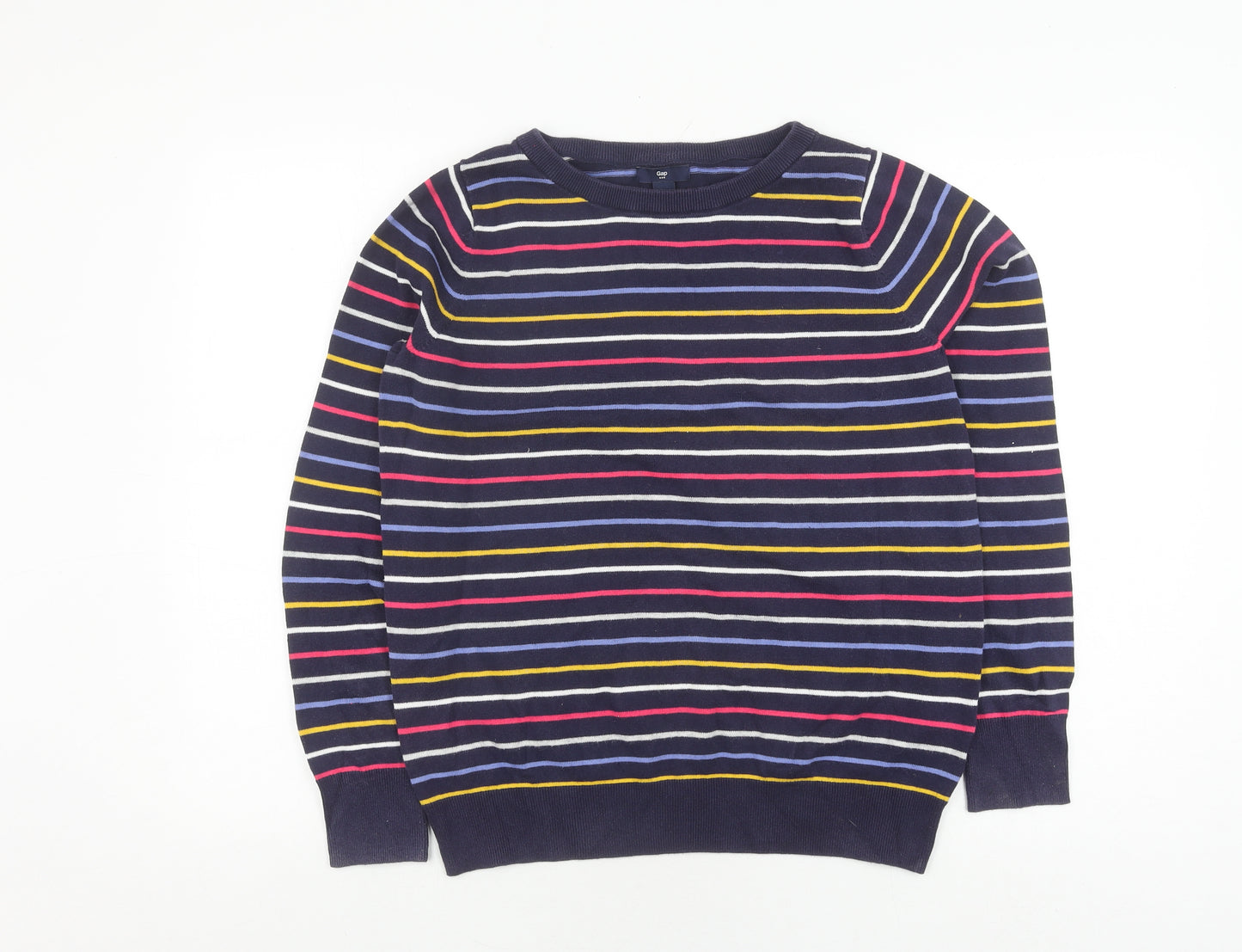 Gap Women's L Striped Multicoloured Pullover Jumper