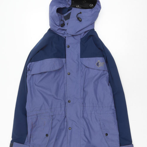 North Cape Women's Blue Hooded Anorak Jacket, Size S