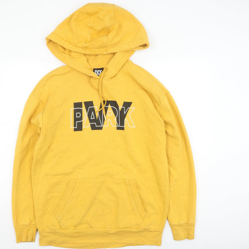 Ivy Park Unisex Yellow Pullover Hoodie - Small