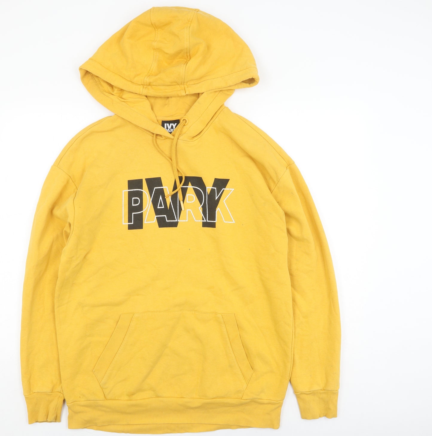 Ivy Park Unisex Yellow Pullover Hoodie - Small