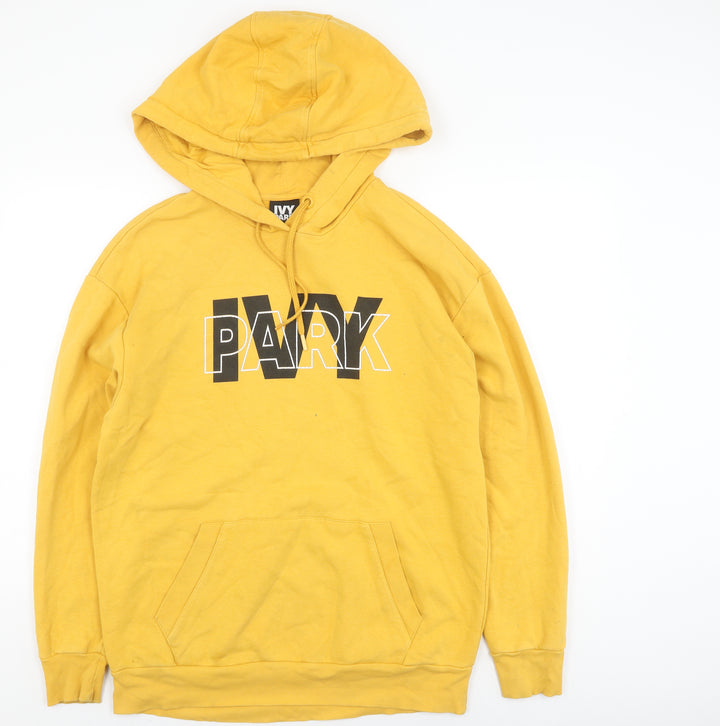 Ivy Park Unisex Yellow Pullover Hoodie - Small