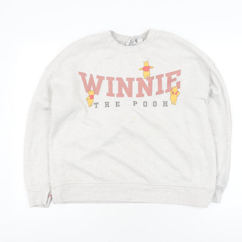 Disney Women's Ivory Pullover Sweatshirt Size 12
