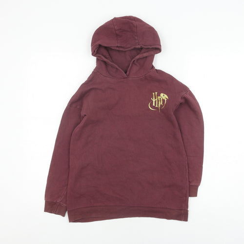 George Boys Harry Potter Red Hoodie 10-11 Years Hooded Pullover