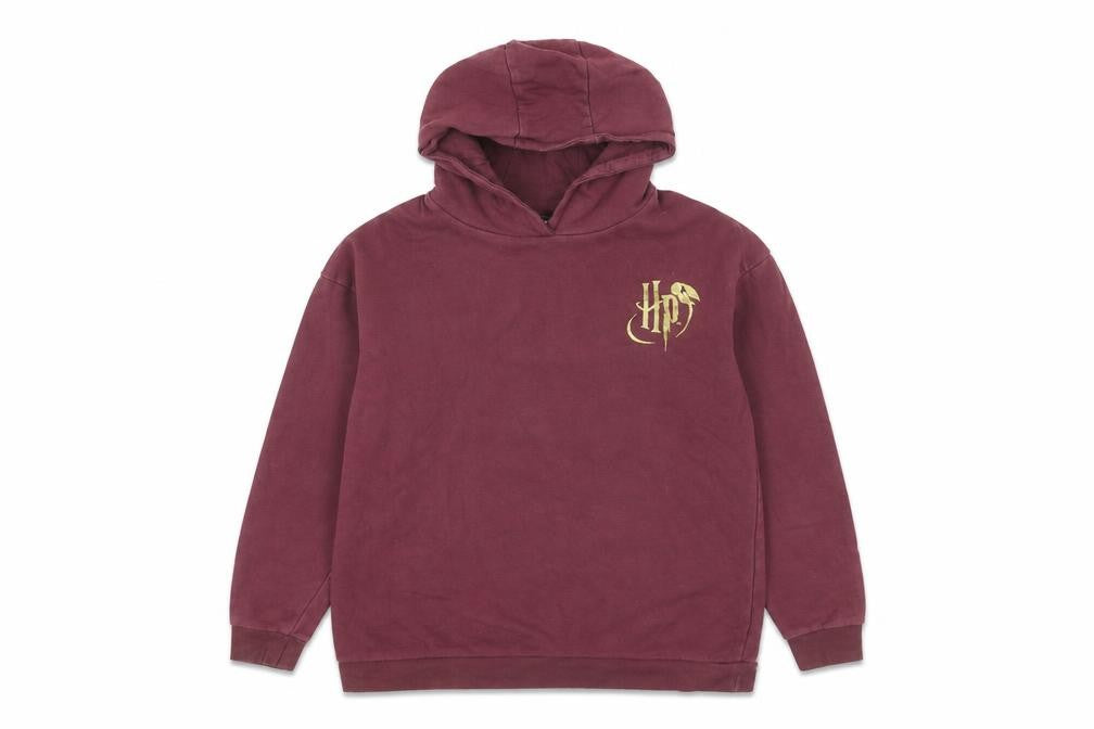 Front view of George boys’ harry potter red hoodie 10-11 years hooded pullover