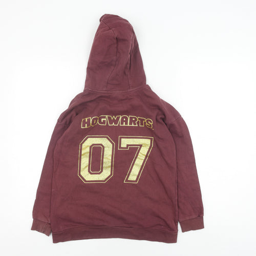 George Boys Harry Potter Red Hoodie 10-11 Years Hooded Pullover