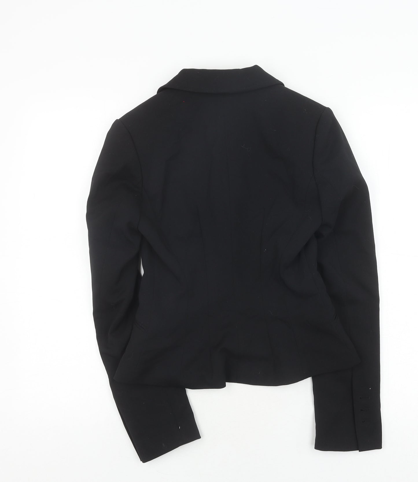 H&M Women's Black Blazer Size 6 Regular Fit