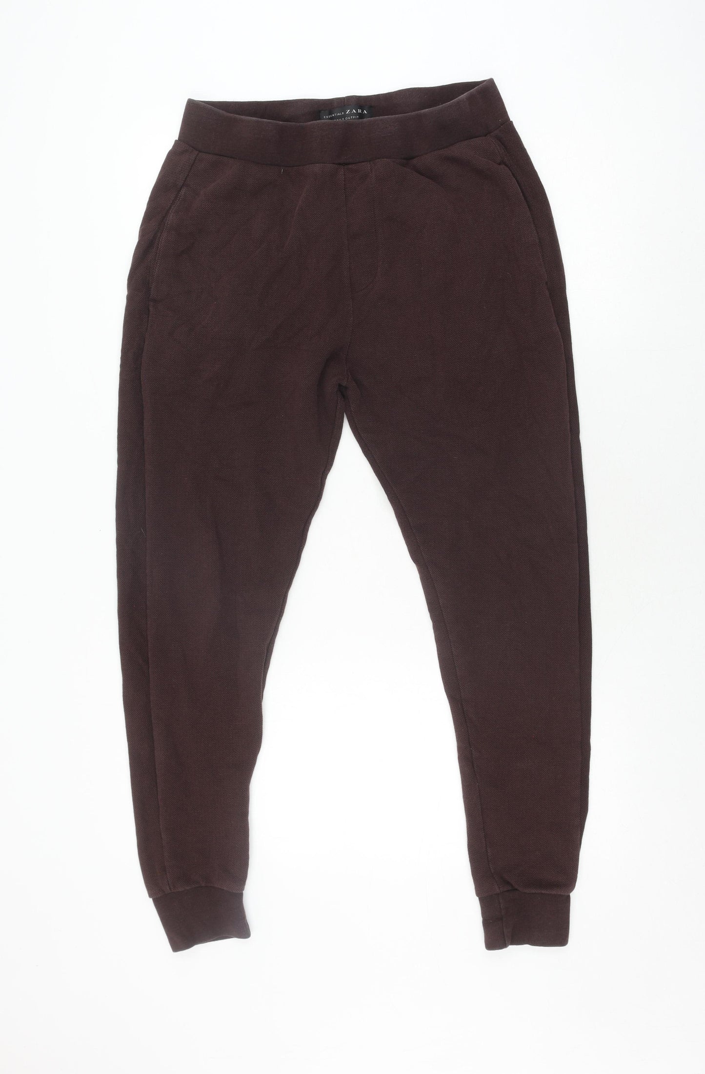 Zara Women's Brown Jogger Trousers XL