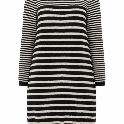 H&M Women's Black Striped Jumper Dress XS
