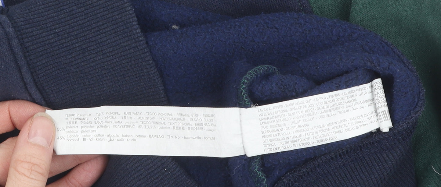 Zara Boys Blue and Green NY Sweatshirt, Size 6-7 Years