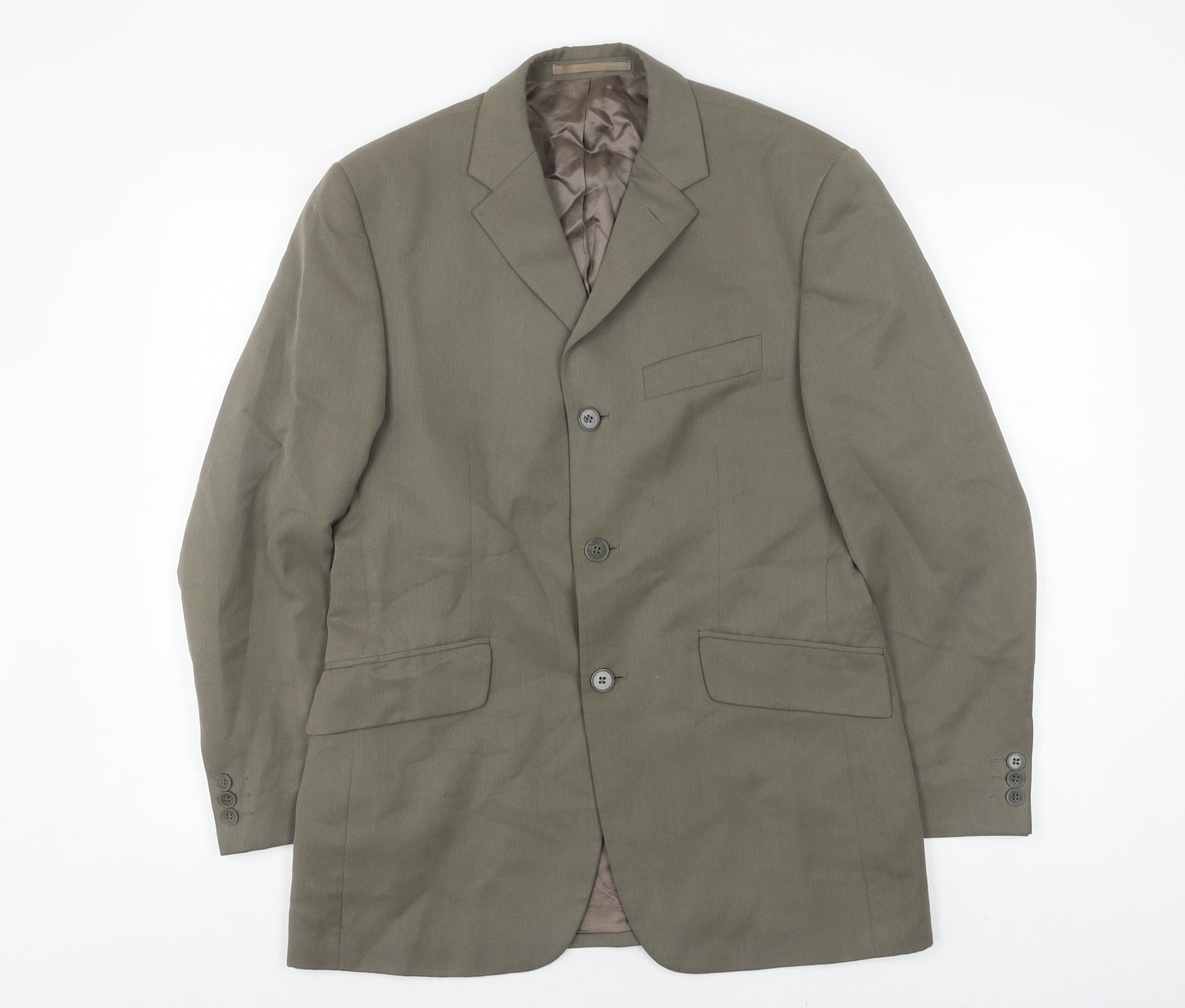 Karl Jackson Men's Green Suit Jacket - Size 38S