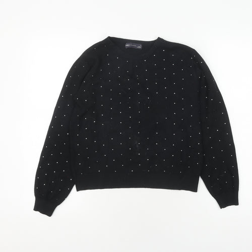 Marks and Spencer Women's Black Pullover Jumper M