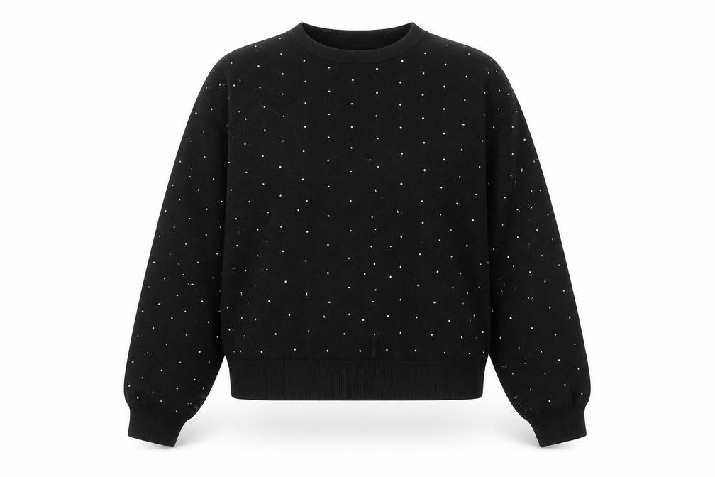 Front view of Marks & Spencer Women's Black jumper M
