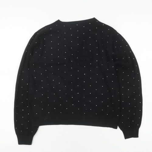 Marks and Spencer Women's Black Pullover Jumper M