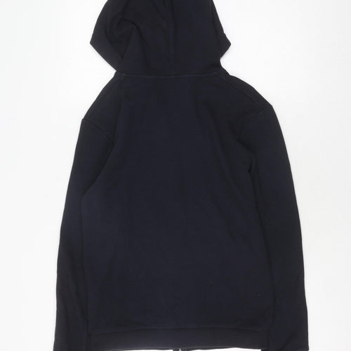 Zara Black Full Zip Hoodie, Unisex M, Hooded Casual Wear