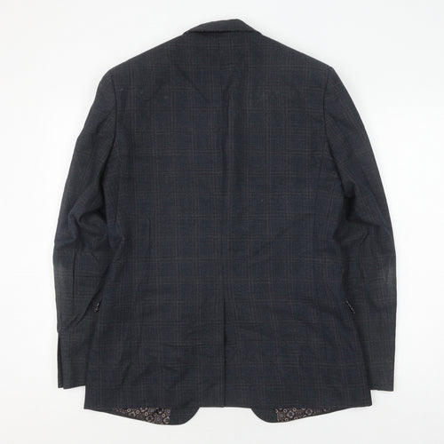 Red Herring Men's Grey Check Blazer 40L