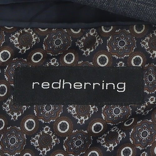 Red Herring Men's Grey Check Blazer 40L