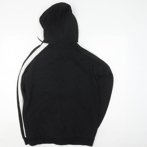 boohooMAN Men's Black Full Zip Hoodie M