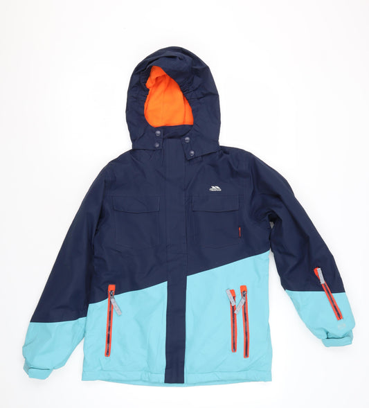 Trespass Boys Ski Jacket Blue 11-12 Years Waterproof