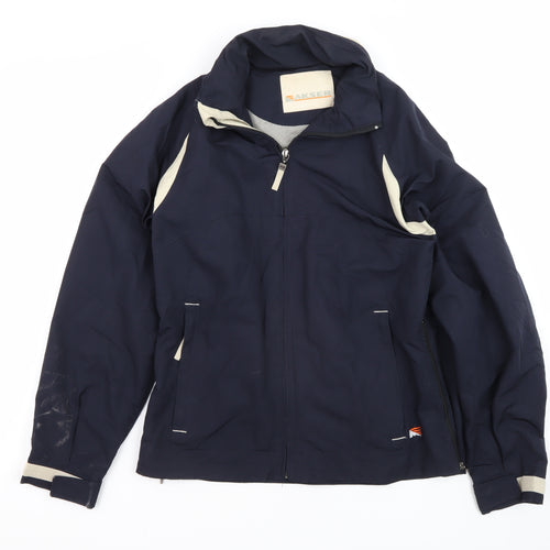 Akser Blue Full Zip Sports Jacket Unisex L Casual
