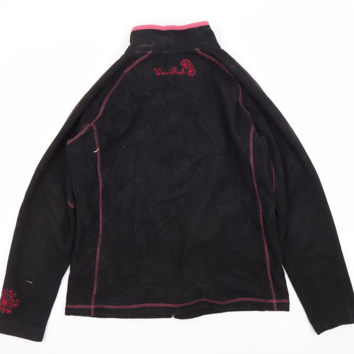 Weird Fish Women's Black Basic Jacket L Full Zip