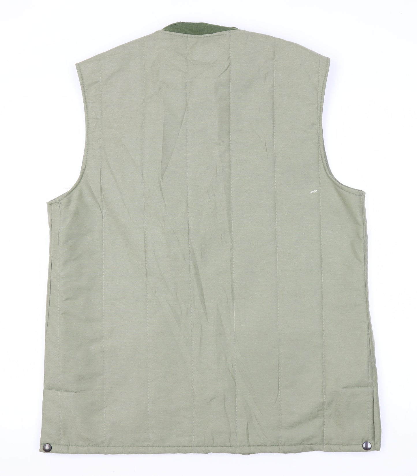 Hadrian Green Quilted Men's Waistcoat Size 12