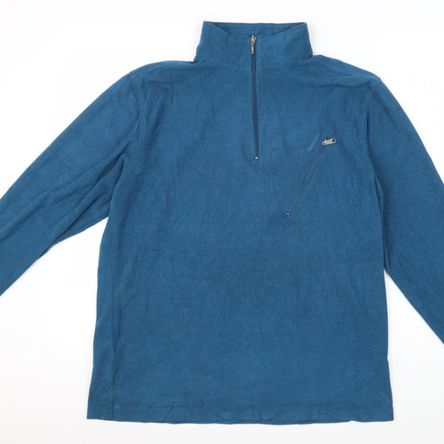 Rohan Men's Blue 1/2 Zip Fleece Sweatshirt M
