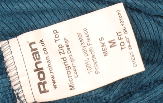 Rohan Men's Blue 1/2 Zip Fleece Sweatshirt M