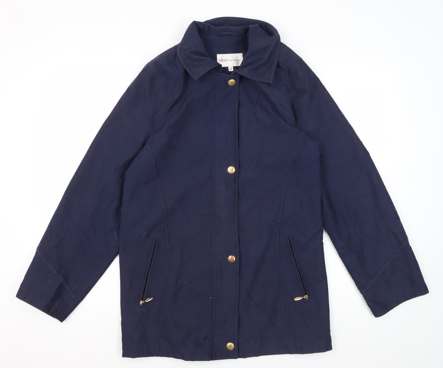 EWM Pure Classics Blue Women's Basic Jacket Size 12