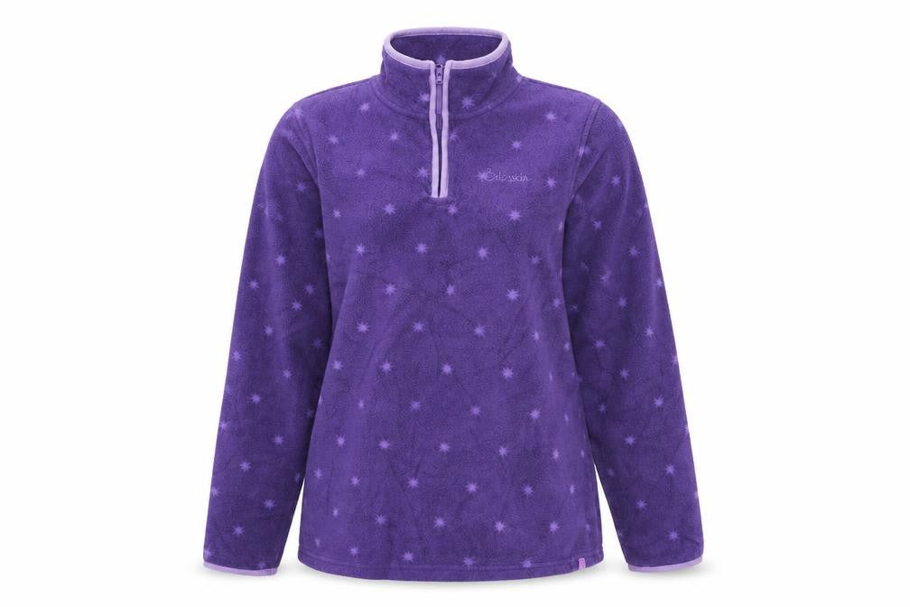 Front view of Babeskin Teens Purple Pullover Sweatshirt 14