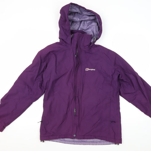 Berghaus Women's Purple Waterproof Rain Coat, Size 10