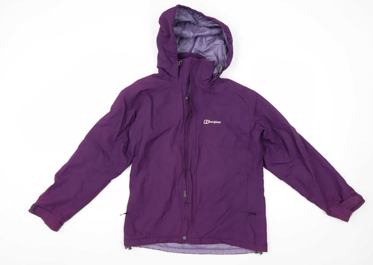 Berghaus Women's Purple Waterproof Rain Coat, Size 10