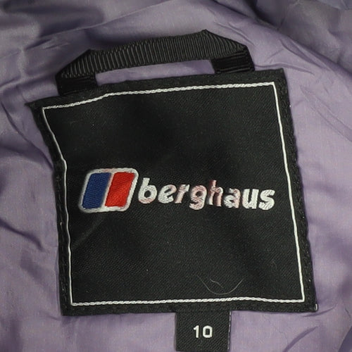 Berghaus Women's Purple Waterproof Rain Coat, Size 10