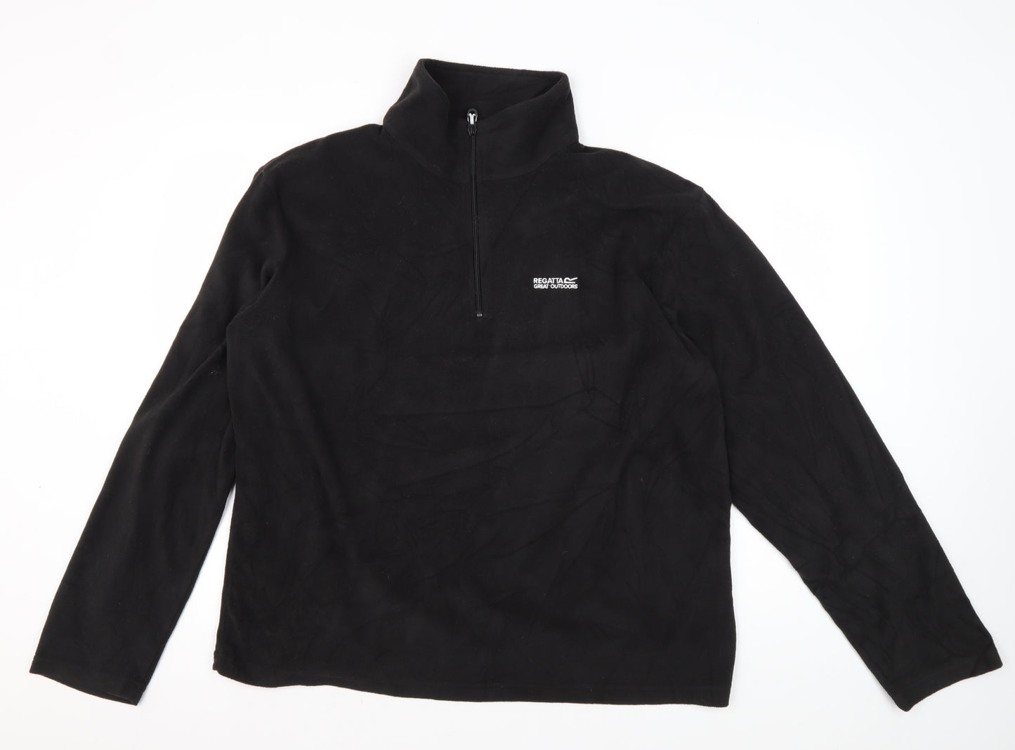 Regatta Men's Black XL 1/4 Zip Fleece Sweatshirt
