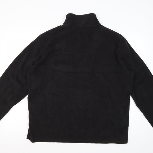 Regatta Men's Black XL 1/4 Zip Fleece Sweatshirt