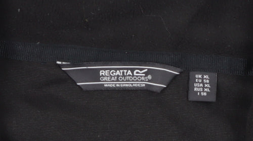 Regatta Men's Black XL 1/4 Zip Fleece Sweatshirt
