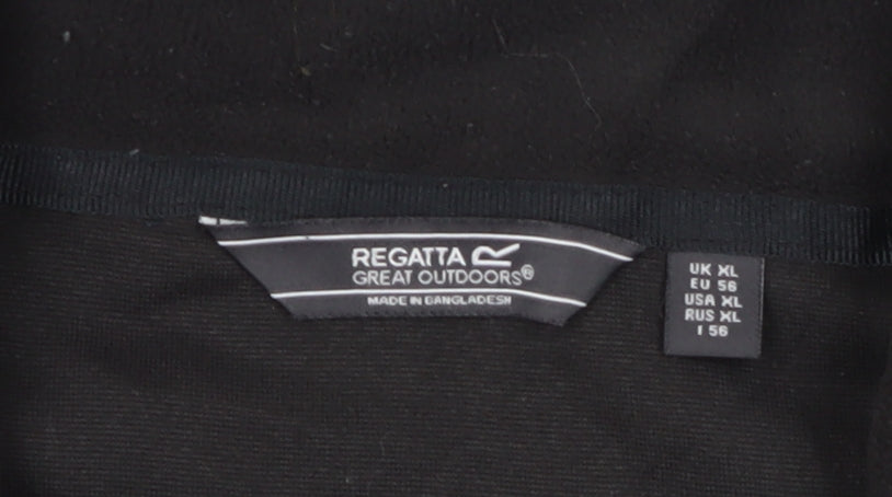 Regatta Men's Black XL 1/4 Zip Fleece Sweatshirt