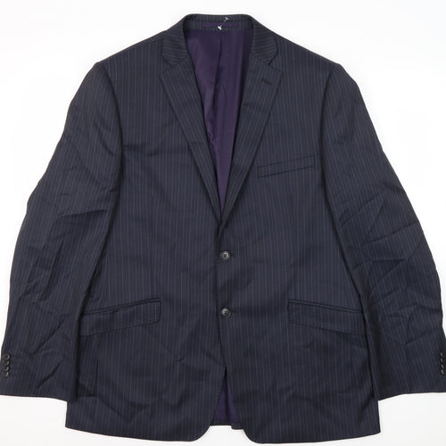 Daniel Hechter Men's Blue Blazer Size 42 Regular Fit