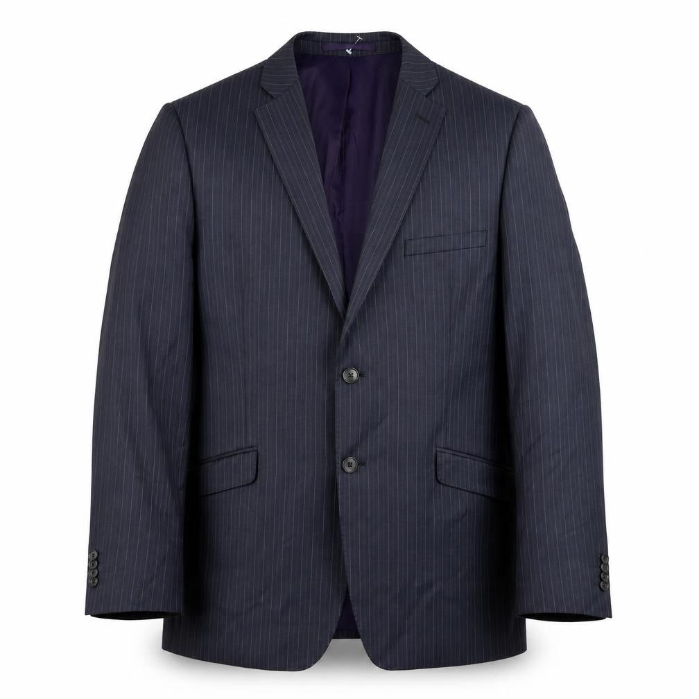 Front view of Daniel Hechter Men's Blue Blazer, size 42, Regular Fit